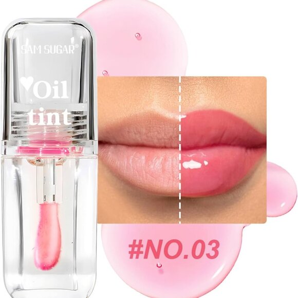 SAM SUGAR Magic Lip Oil Tint 03 Translucent Pink - Picture 1 of 4